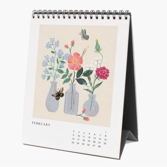 NWT Rifle Paper & Co 2025 Desk Calendar - Picture 3 of 15